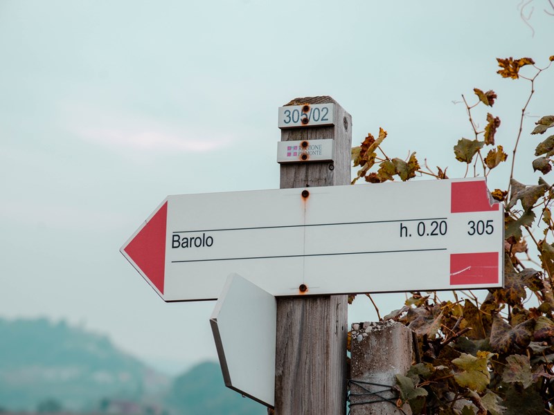 Barolo road sign