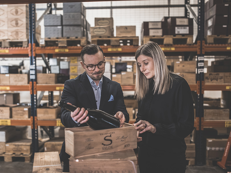 Försäljning av vin