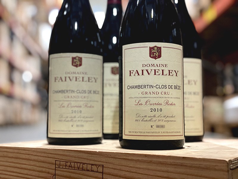 2010 Domaine Faiveley Chambertin-Clos de Beze Ouvrees Rodin