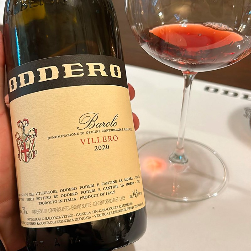 Från Oddero-provning våren 2024. Stort vin, men inte lika hyllat som årgång 2021.